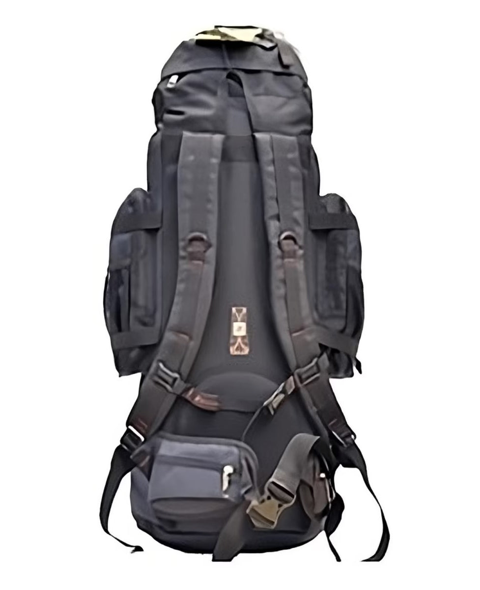 The Camel Mountain Gallery 80L Pack Backpack Black The Camel Mountain Gallery 80L Pack Backpack Black