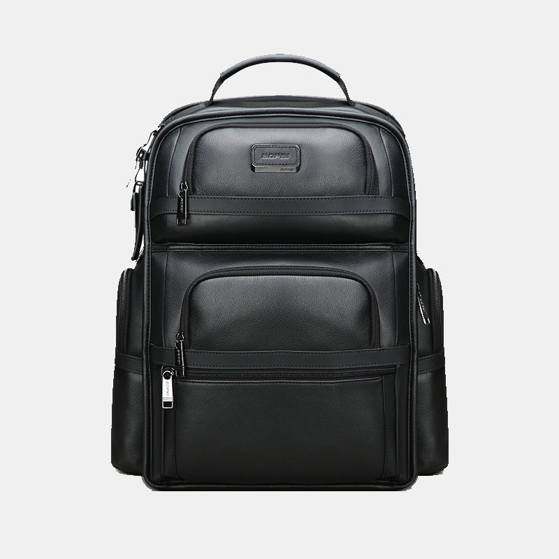 class leather backpack The Narcissus Luxurious Business Laptop Leather Backpack
