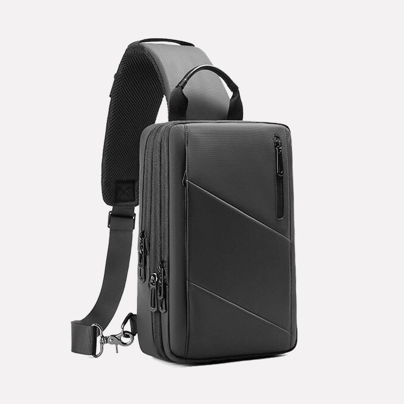business 13 laptop sling backpack The DMC Pro Bag Waterproof Bag Luxury Bag Multifunctional Bag Gray / 10"/11"/ 12"- 30x21.5x1.5cm