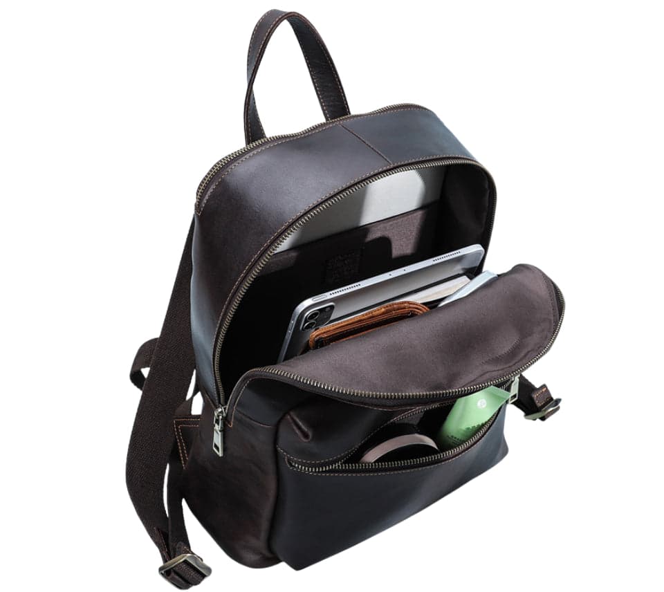 Kalonix 10L Leather Laptop Backpack for Women, photo 6