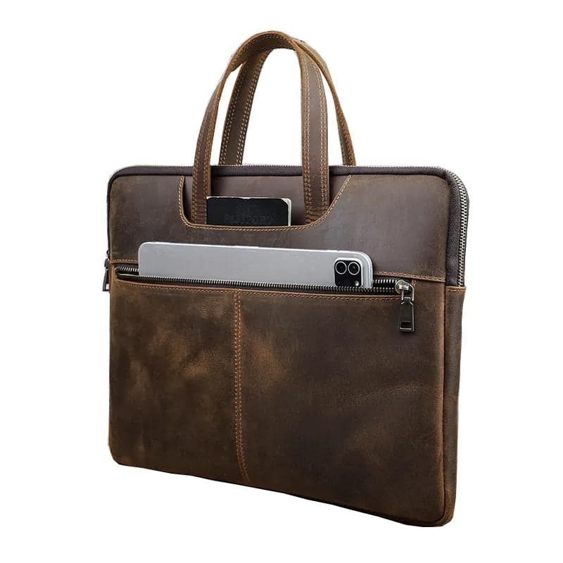 Vanillaโข Genuine Leather Laptop Briefcase, photo 12