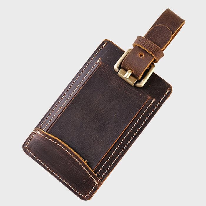 Leather ID Tag Luggage Tag, photo 6