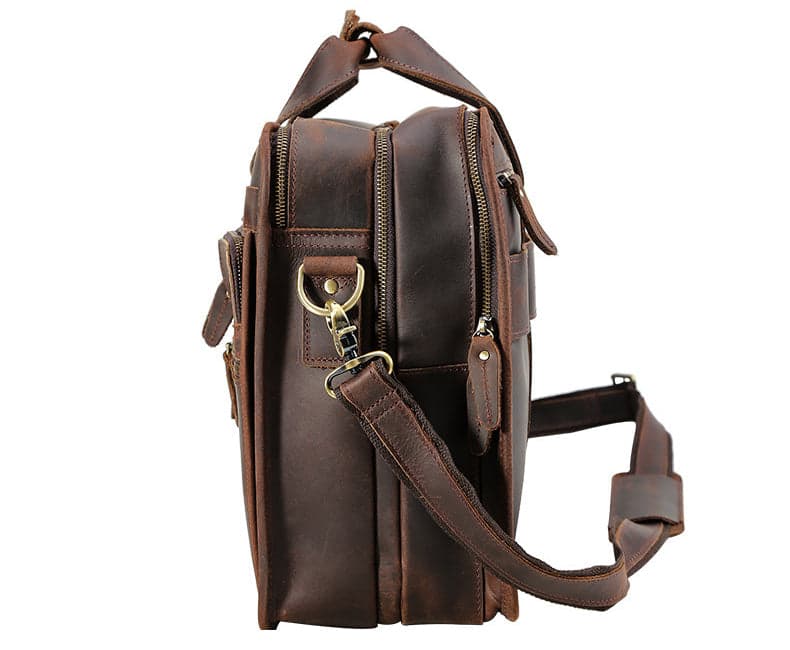 The Hamster Pro 20L Genuine Leather Laptop Briefcase, 17", photo 11