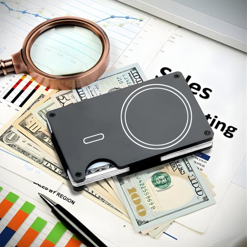 Zynkaros™ Luxe Slim Magnetic RFID Wallet, photo 8