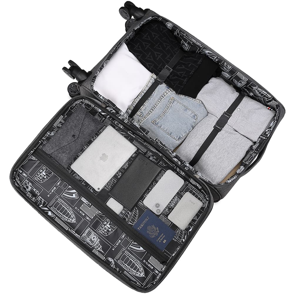 Americano 28" Large Expandable Soft Suitcase, photo 4