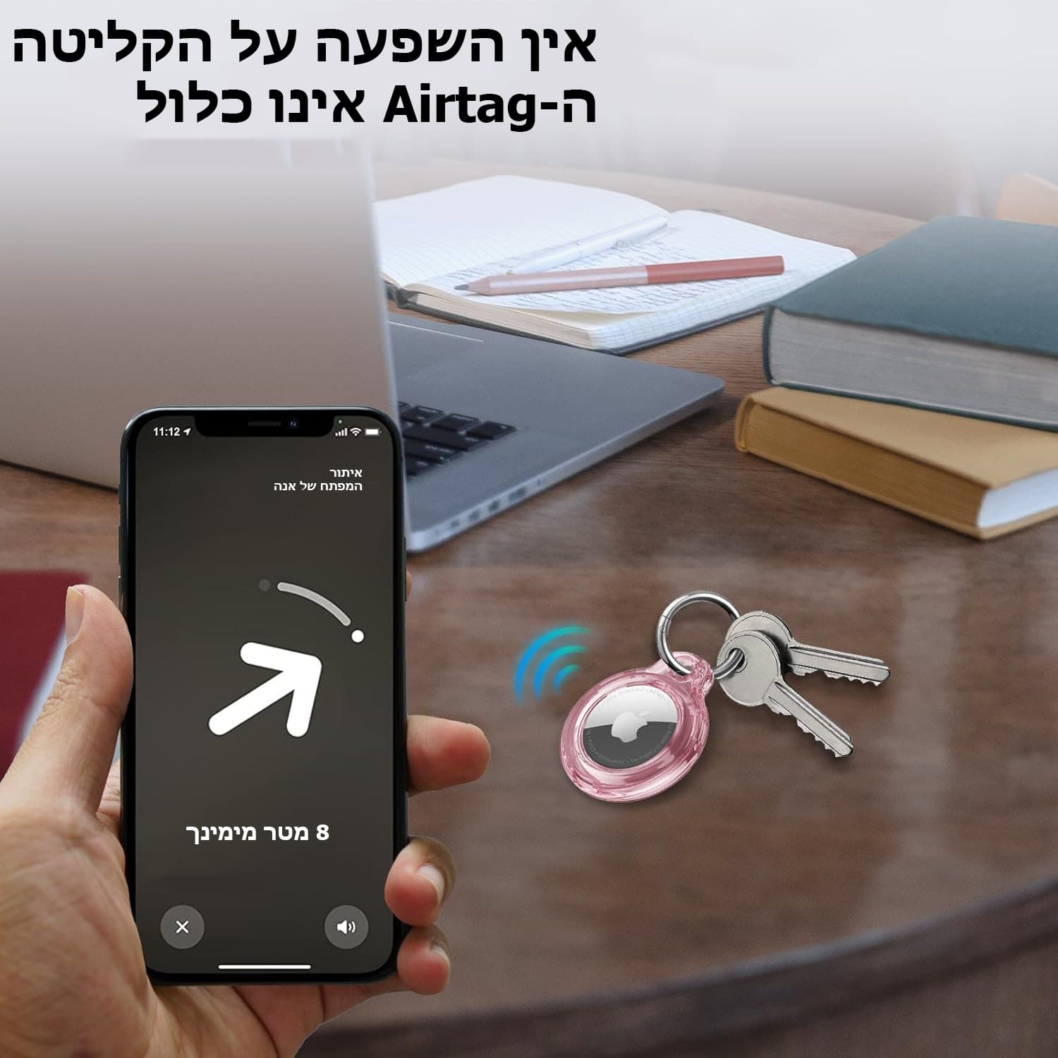 Myvon™ Ultra AirTag Case with Keychain, photo 6