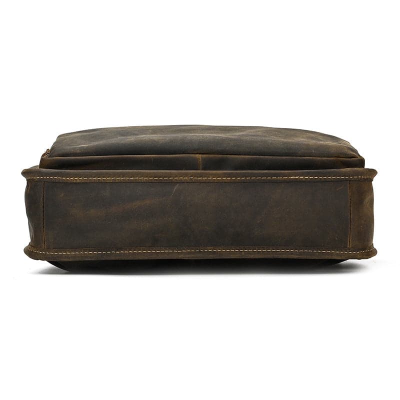 Meridian Prestige 10L Crazy Horse Leather Laptop Briefcase, photo 14