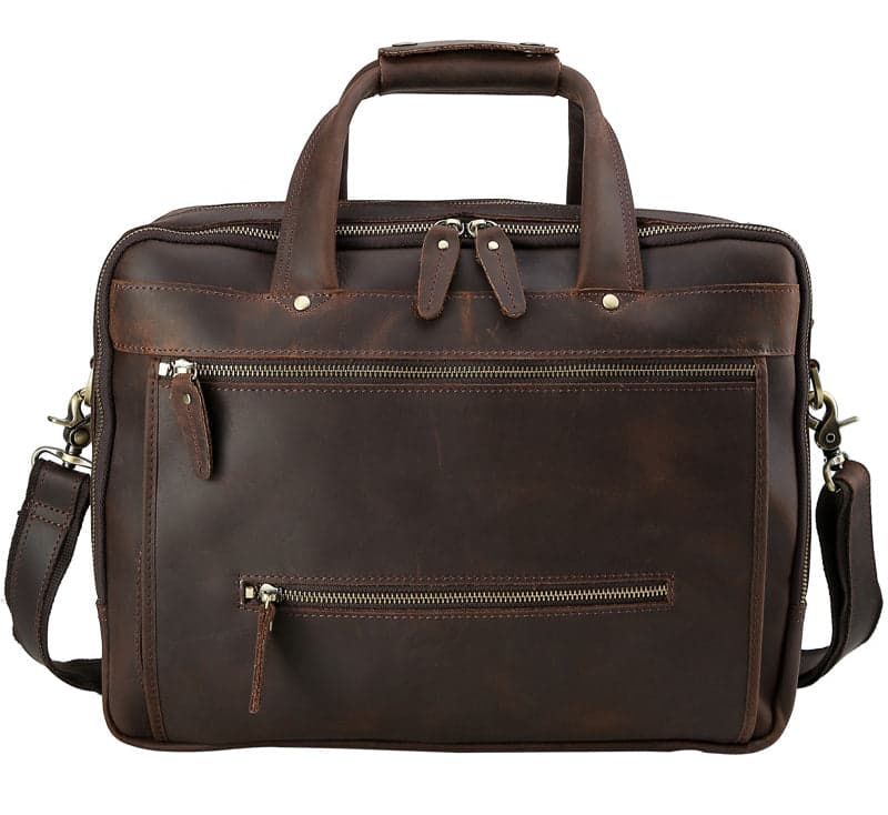 The Nightmare Pro Genuine Leather Laptop Briefcase, 16", photo 5