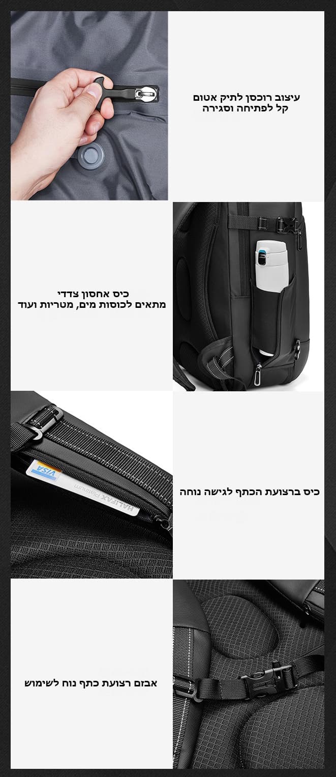 The Warrior™ 21L Laptop Backpack with USB Port, photo 7
