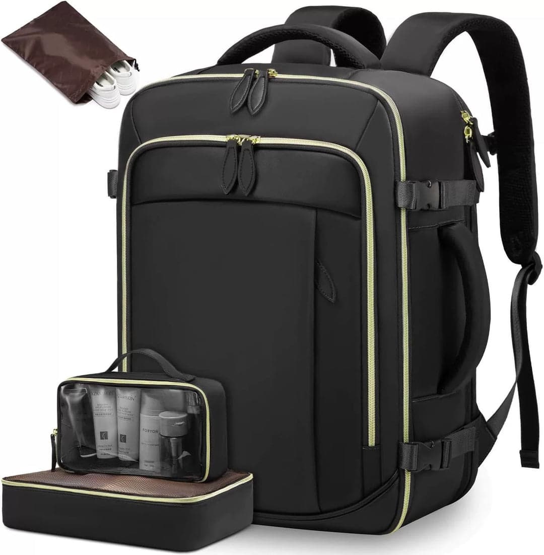 Rylosโข Prime 35L Laptop Backpack with 4 Packing Cubes