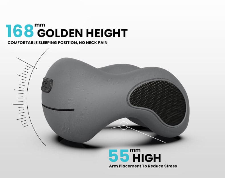 Aleksis Ergonomic Memory Foam Travel Pillow, photo 8