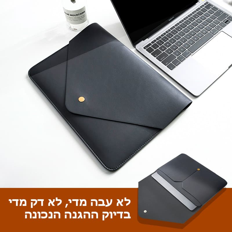 The Mauve™ Pro Microfiber Leather Laptop Sleeve, photo 6