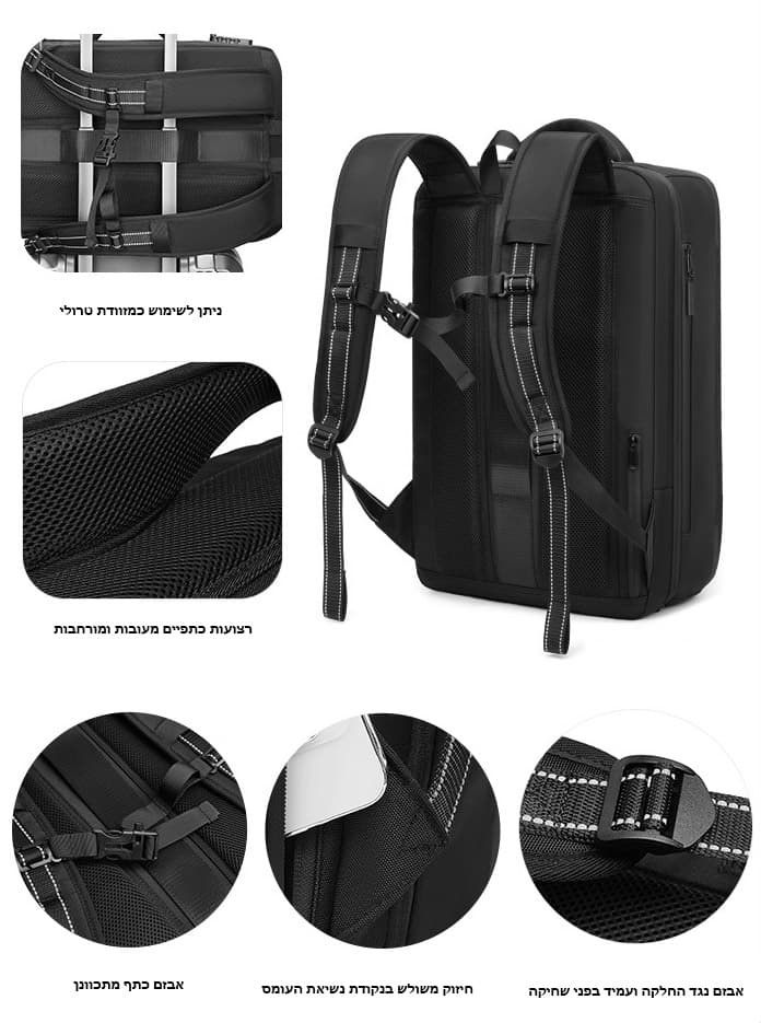 Aerithonโข Max 39L Backpack with Vacuum Compression, photo 4
