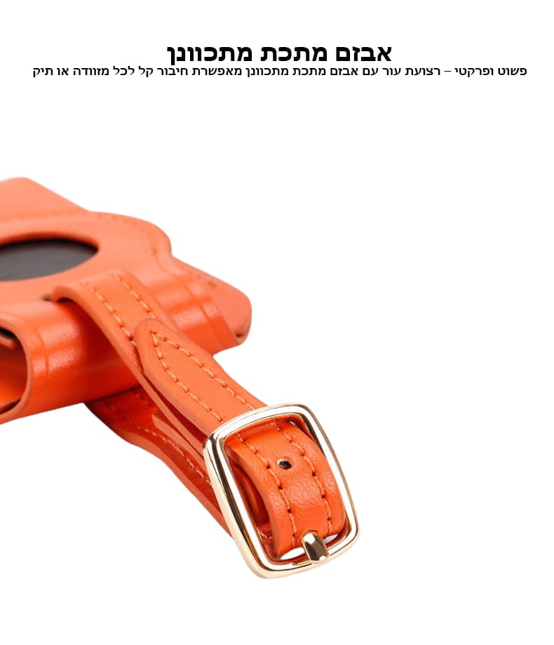 Ignyros Leather AirTag Luggage Tag, photo 3