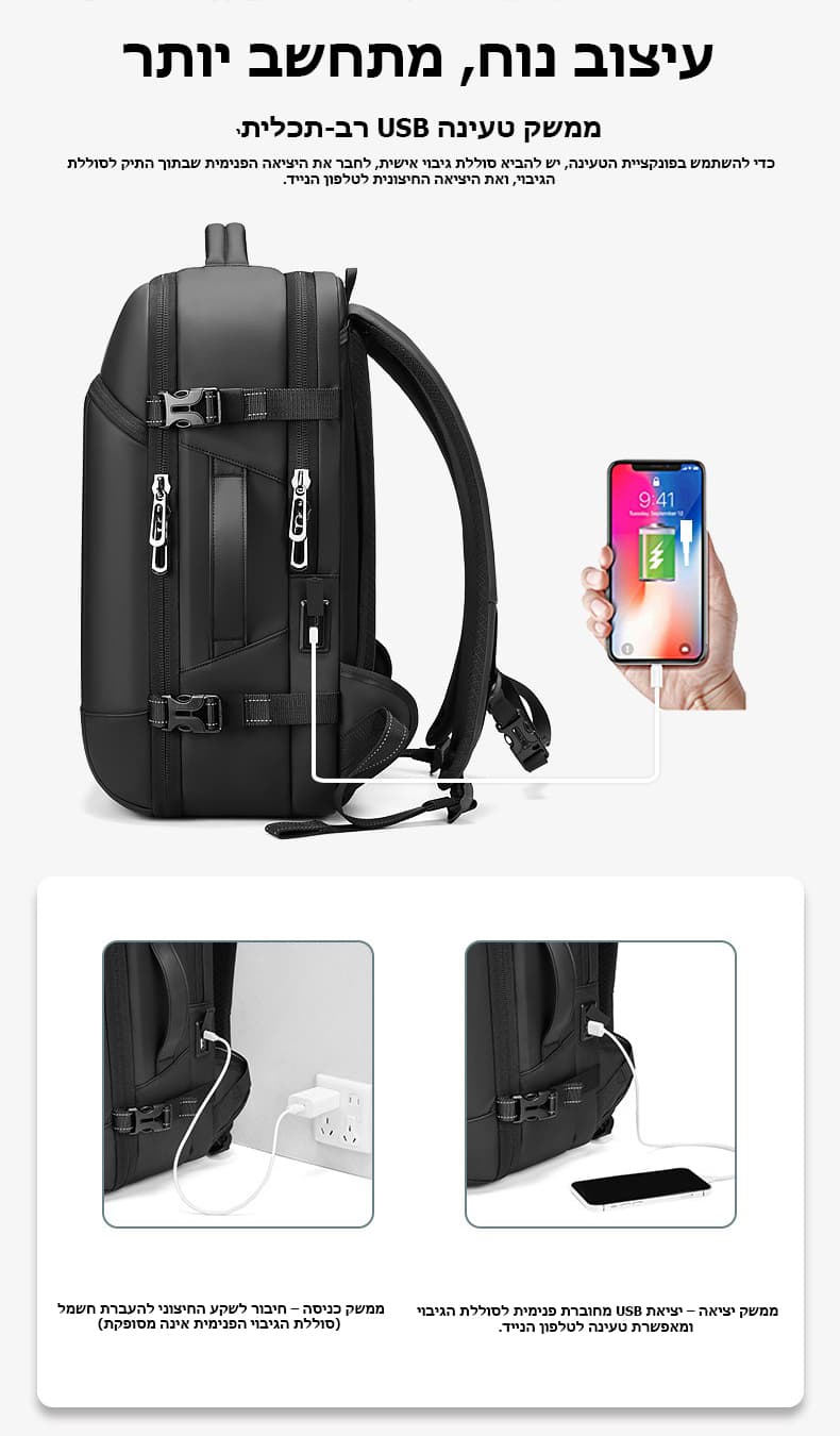 The Warrior™ 21L Laptop Backpack with USB Port, photo 9