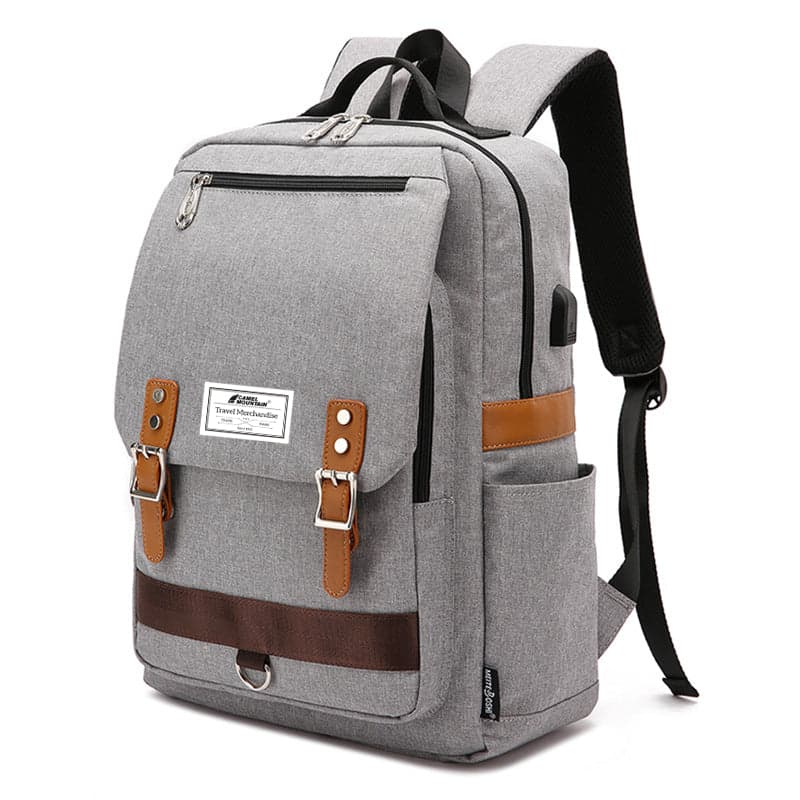Asia™ Retro Laptop Backpack with USB Port, photo 4