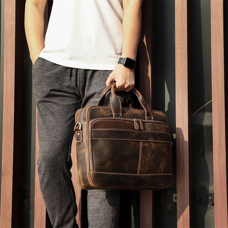 Valley Max 10L Genuine Leather Laptop Briefcase, photo 16