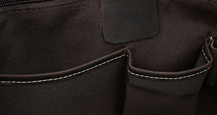 The Mike Pro 20L Genuine Leather Laptop Briefcase, photo 3