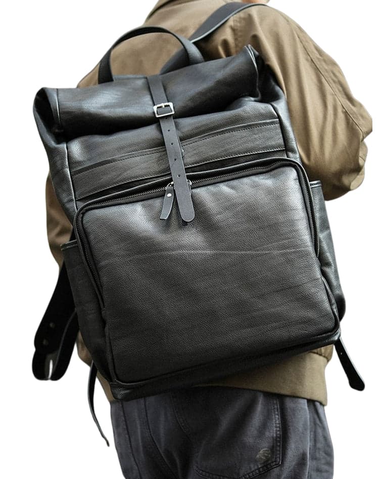 Helionisโข Leather Laptop Backpack, photo 12