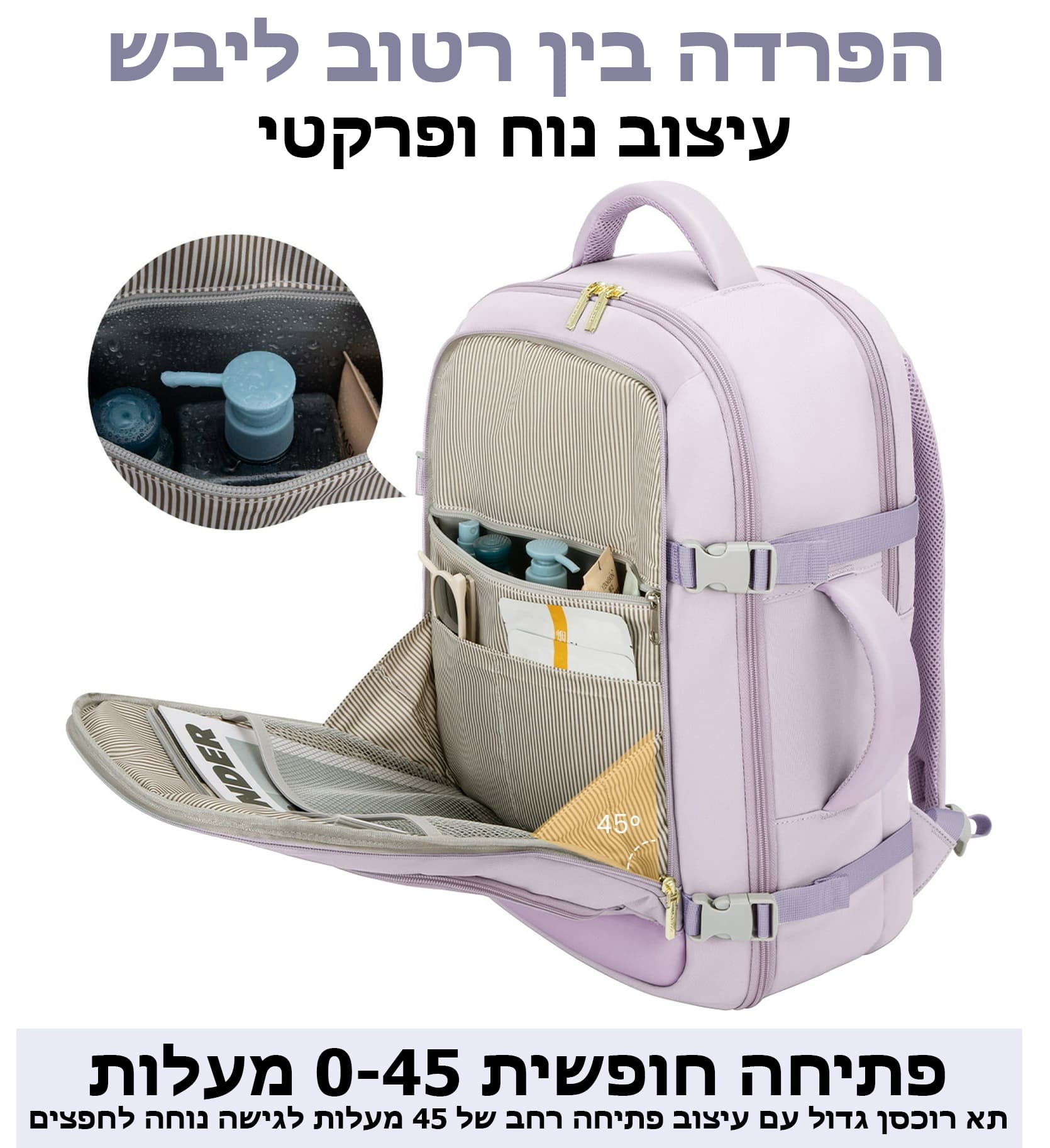 Xyra™ Prestige 40L Laptop Backpack, photo 17
