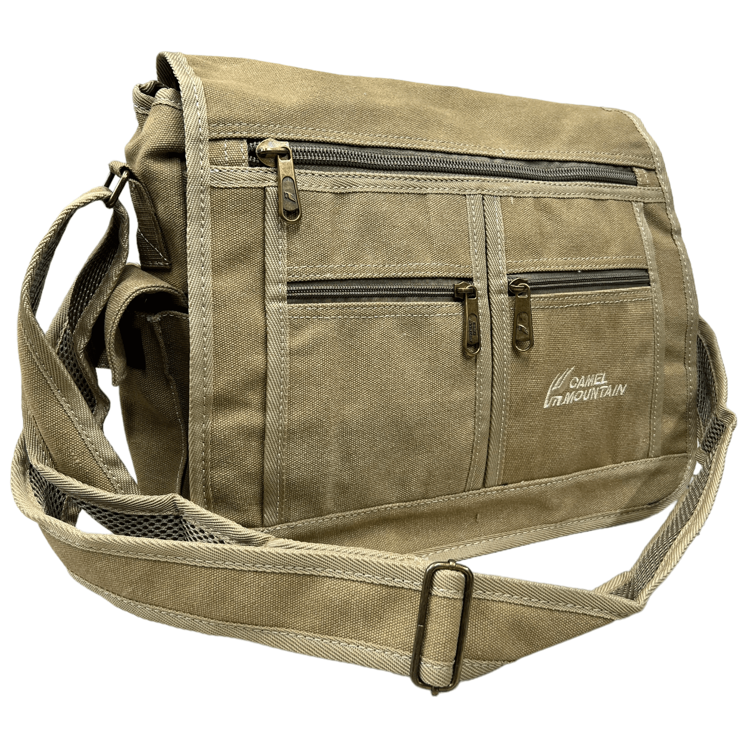 Camel Mountainยฎ Wingate Canvas Messenger Bag, photo 3