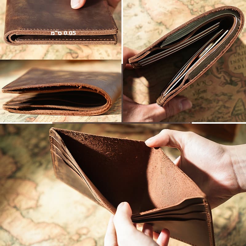 Kavorion™ Slim Leather Wallet with 8 Card Slots, photo 4