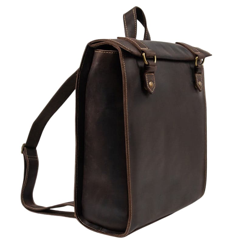 Dravion™ Evolve 20L Retro Leather Laptop Backpack, photo 7