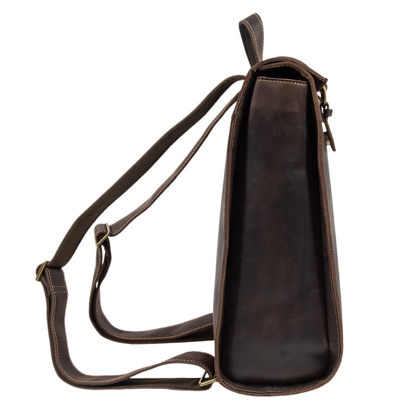 Dravion™ Evolve 20L Retro Leather Laptop Backpack, photo 8