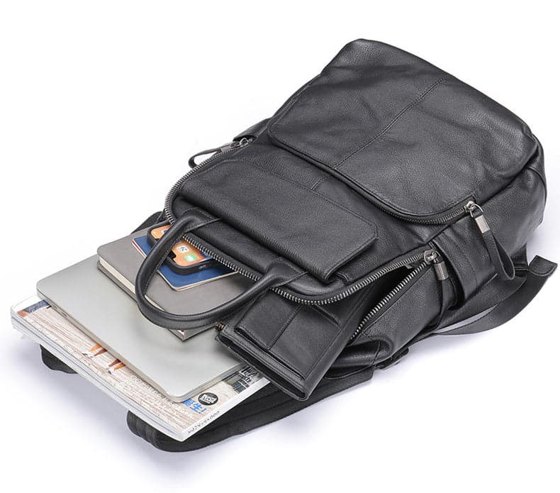 Cruiser Fusion 14" Genuine Leather Laptop Backpack, photo 8