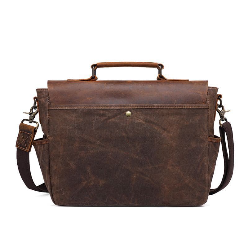 Tropicana Prime 11L Leather and Canvas Laptop Briefcase, photo 10