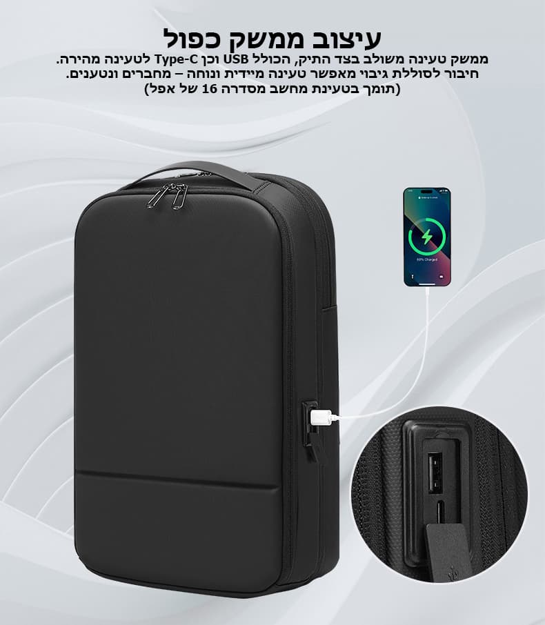 Zenquor ProX 13L Slim Laptop Backpack with USB Port, photo 12