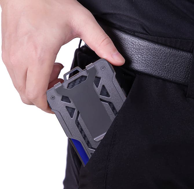 Cybrion™ Ultra Aluminum RFID Wallet with AirTag Slot, photo 14