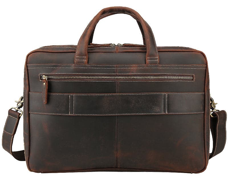 The Glide Pro 20L Genuine Leather Laptop Briefcase, 17", photo 11