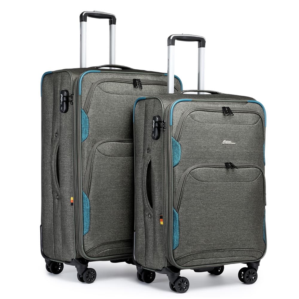 Camel Mountain Platinium 24 and 28 inch Expandable Softshell Suitcase Set, photo 19