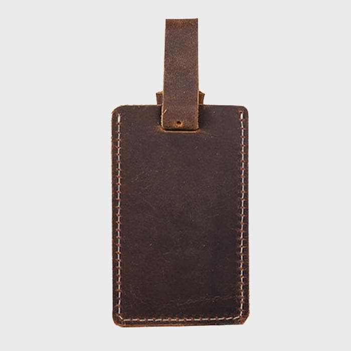 Leather ID Tag Luggage Tag, photo 5
