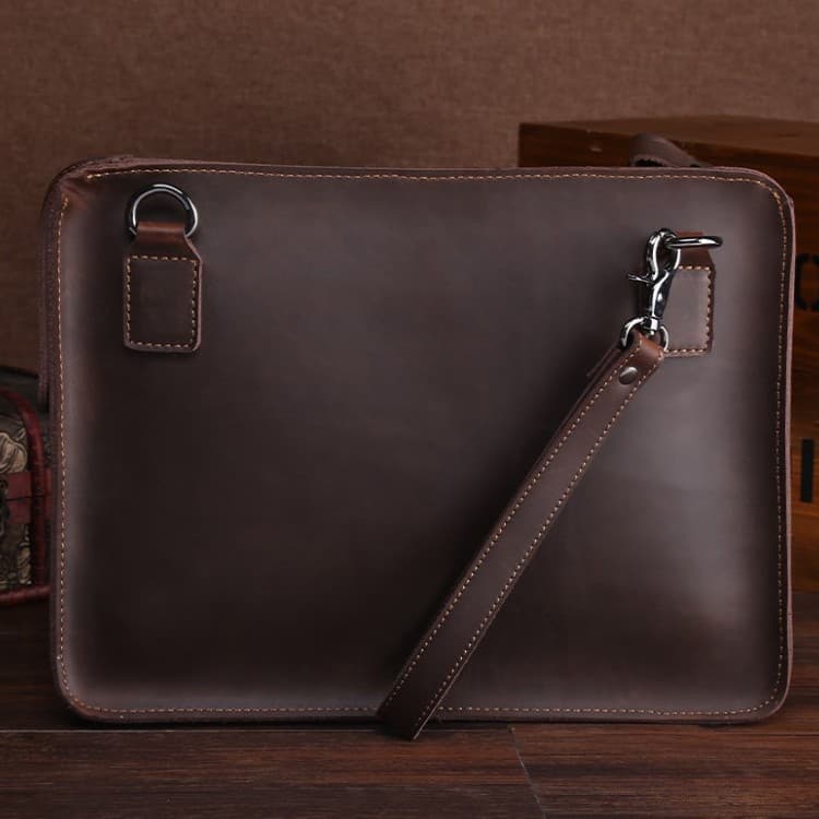 Apens 14" Genuine Leather Laptop Envelope Sleeve, photo 12