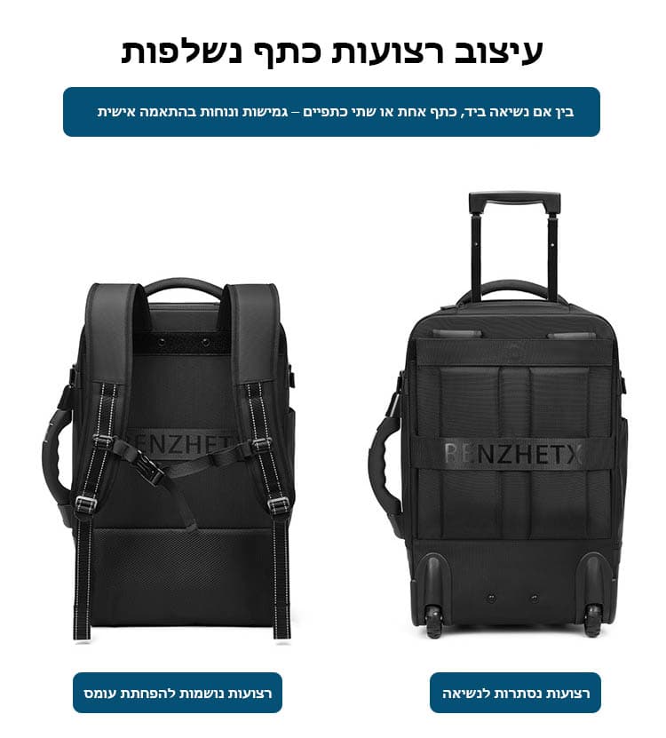 Nexa™ Turbo 20" Rolling Backpack with Vacuum Compression, 55L, photo 12