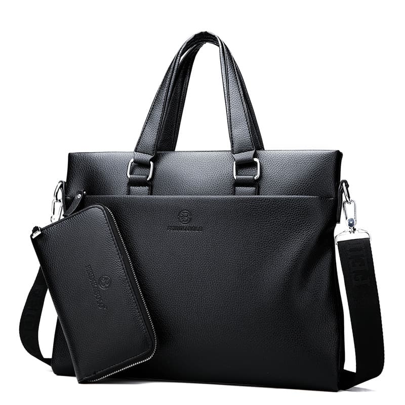Eleganza 8L PU Leather Laptop Briefcase