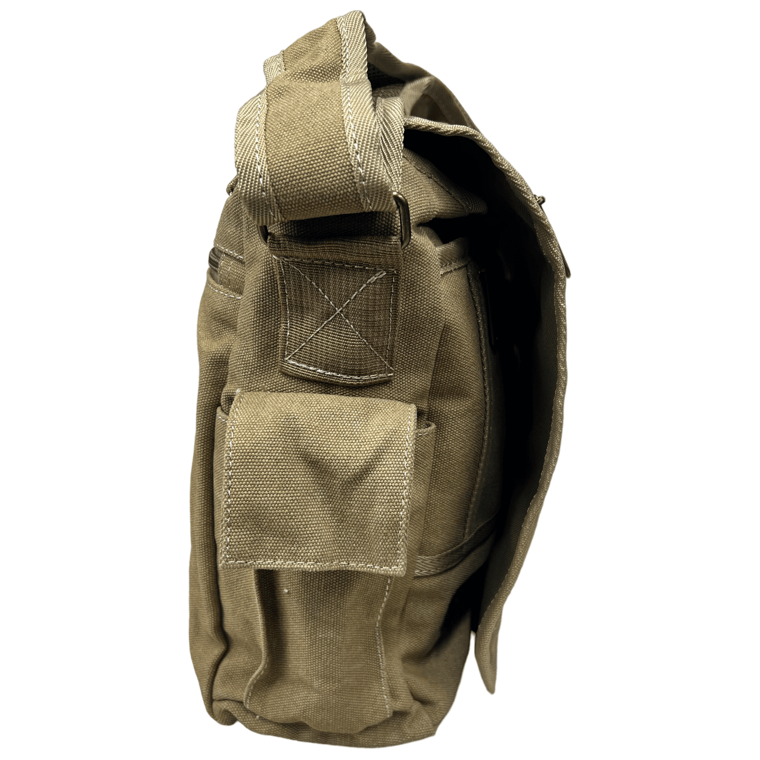 Camel Mountainยฎ Wingate Canvas Messenger Bag, photo 8