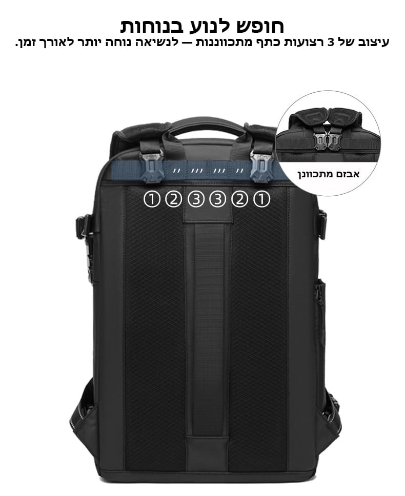 Inthyros Quantum Expandable 35L Travel Laptop Backpack, 17", photo 9