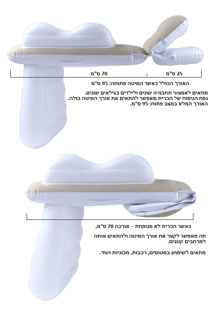 Vexiron™ Inflatable Travel Bed for Kids, photo 4
