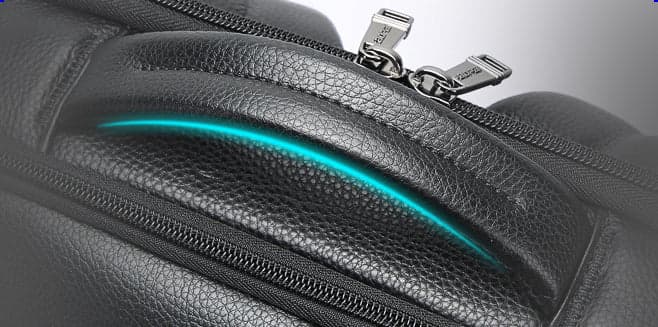 Route Genuine Leather Laptop Backpack with USB Port, photo 11
