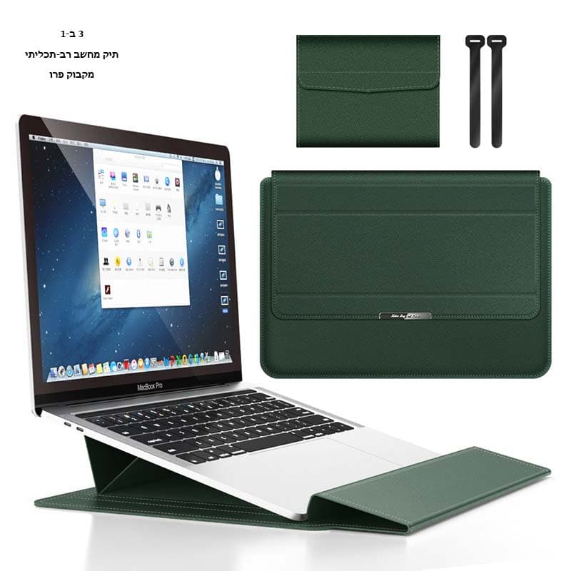 Dynaris™ Prime PU Leather Laptop Sleeve with Stand, photo 16