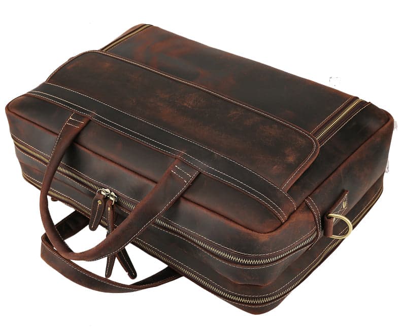 The Glide Pro 20L Genuine Leather Laptop Briefcase, 17", photo 13