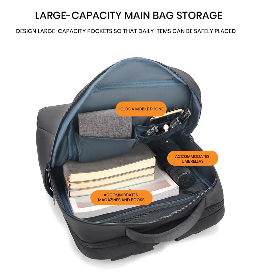 PowerTech Platinum Expandable Laptop Backpack for 16 Inch Laptops, photo 18