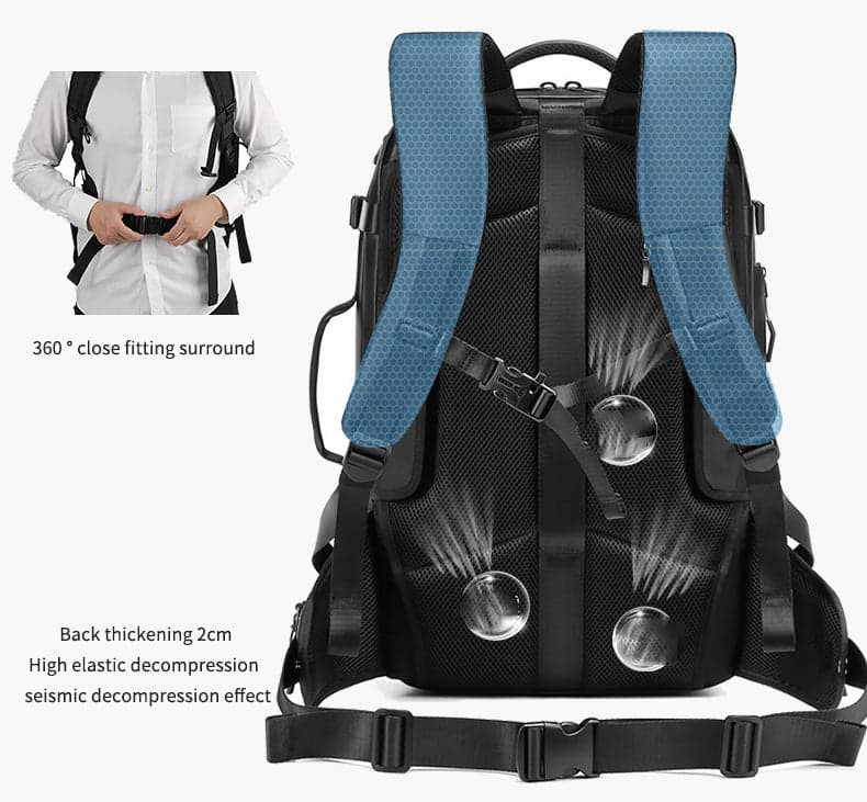 The Connoisseur Luxe 35L Laptop Backpack with USB Port, photo 8