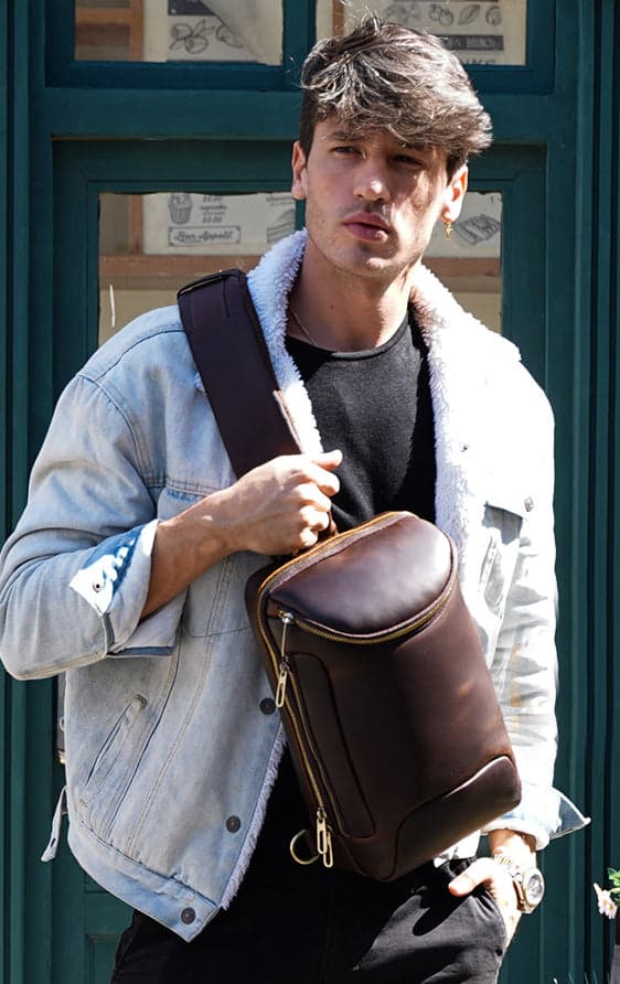 The Anchor™ Pro Crazy Horse Leather Crossbody Bag for 11" Tablets, photo 10