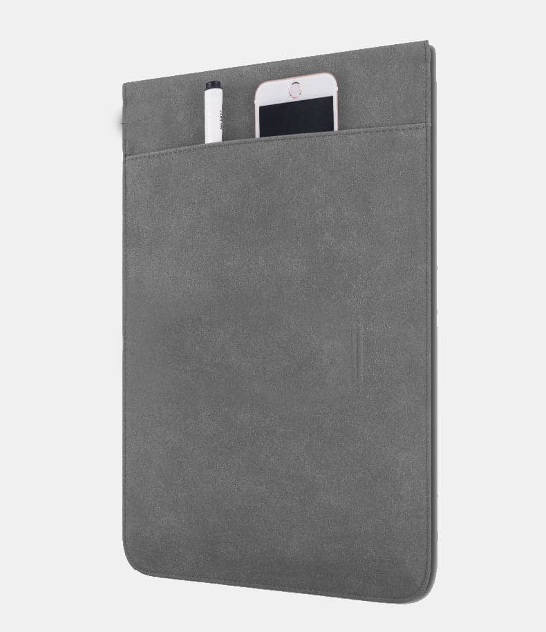 The Bracket Velvet Microfiber Laptop Sleeve with Magnetic Closure, photo 5
