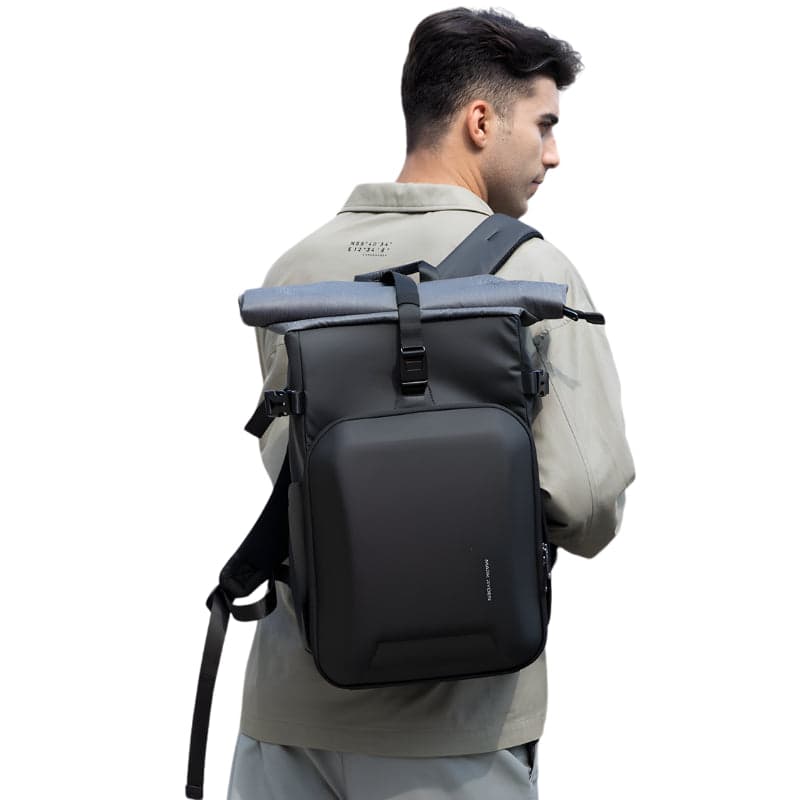 Veraxil Luxe Expandable Roll-Top Camera and Laptop Backpack, photo 17