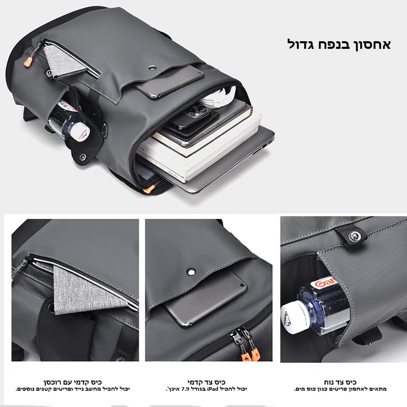Quantum 21L Laptop Backpack with USB Port, photo 13